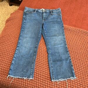 Zara cropped jeans